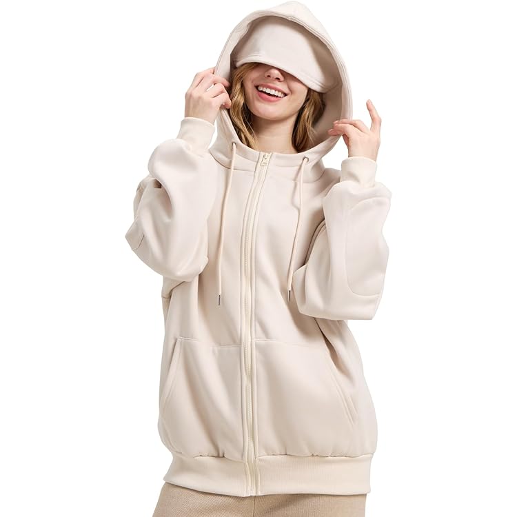 Comfrt Airplane Travel Hoodie with Eye Mask Built In for Men Women
